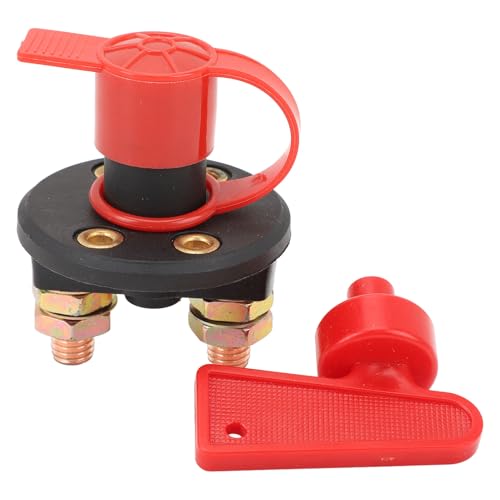 YDRCESMI Hauptbatterie-Trennschalter, 300 A, 12 V, 24 V, Drehbetrieb, Batterie-Trennschalter für LKW, Auto, Wohnmobil, Yacht, Marine YDRCESMI Hauptbatterie-Trennschalter, 300 A, 12 V, 24 V, Drehbetrieb, Batterie-Trennschalter für LKW, Auto, Wohnmobil, Yacht, Marine von YDRCESMI