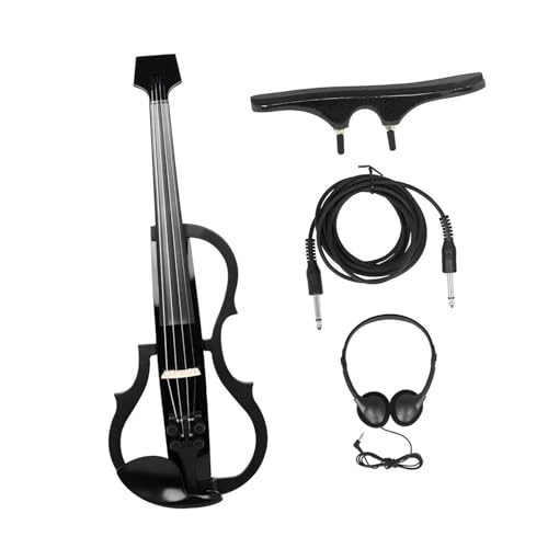 Akustische Violine 4/4 Violine Professionell Kohlefaser Schwarz Mit Zubehör Kopfhörer Akustische Violine 4/4 Violine Professionell Kohlefaser Schwarz Mit Zubehör Kopfhörer von YDVGERTH