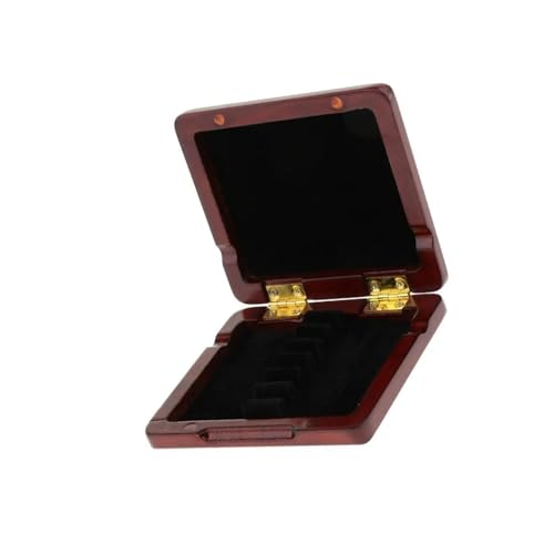 Holz Oboe Reed Fall Box for 6 stücke Oboe Reed Halter Holz für Oboenrohr(Red) von YDYAENIO