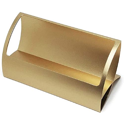 YDoLimmer Visitenkarten Halter Aluminiumlegierung Visitenkartenständer Business Card Holder Visitenkarten Aufsteller Namenskarten Display Aufbewahrung (Gold) von YDoLimmer