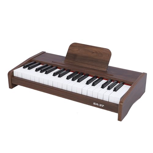 37 Tasten Klavier Keyboard Wood Grain Music Keyboard Elektrische Tastaturinstrumente mit Leichtem Design 3 Oktaven und Standard -Schlüsselgröße für Komfort für Anfänger und Geeigneter Anfänger und 37 Tasten Klavier Keyboard Wood Grain Music Keyboard Elektrische Tastaturinstrumente mit Leichtem Design 3 Oktaven und Standard -Schlüsselgröße für Komfort für Anfänger und Geeigneter Anfänger und von YDuupxe
