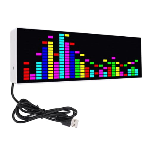 384 RGB LEDs Musikspektrum -Display Sprachgesteuerte USB -LED mit Elektronischer Uhr DJ Lichter Mikrofon Sound Rhythmus Licht VFD Anzeige Band BDS Uhr Stereoanalysator 384 RGB LEDs Musikspektrum -Display Sprachgesteuerte USB -LED mit Elektronischer Uhr DJ Lichter Mikrofon Sound Rhythmus Licht VFD Anzeige Band BDS Uhr Stereoanalysator von YDuupxe