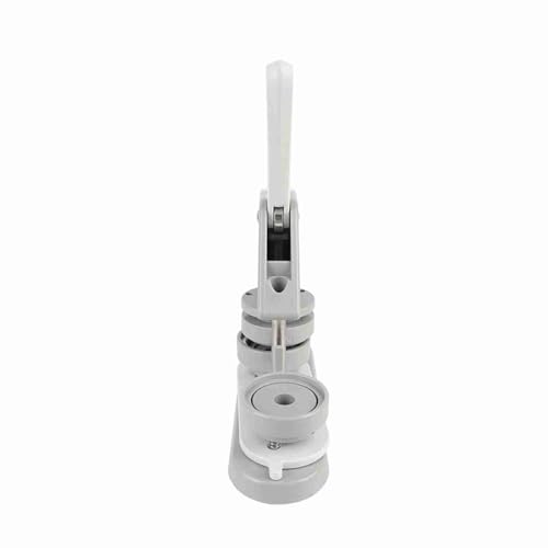 58mm Taste Maker -Maschine mit Knöpfen Stifte Stift Lieferungen Making Kit Badge Personalisiertes Quadrat 58mm Blanks Deckung Kühlschrank Handwerk Tragbar für Benutzerdefinierte Eigene Large (GREY) von YDuupxe