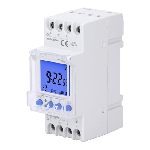 Digital Programmierbarer Timerschalter 24 Stunden 7 Tage Programmierbare Flexibilität Automatisch EIN Off -Steuer -Benutzer Display DIN DIN Rail MONTOBIE Digital Programmierbarer Timerschalter 24 Stunden 7 Tage Programmierbare Flexibilität Automatisch EIN Off -Steuer -Benutzer Display DIN DIN Rail MONTOBIE von YDuupxe