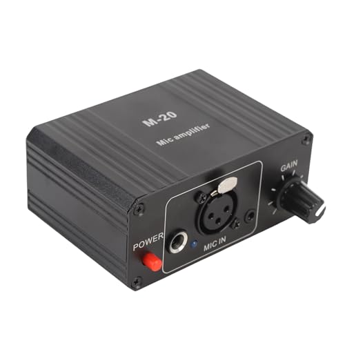 Dynamischer Mikrofonvorverstärker Kondensator Mikrofon Vorverstärker Hochverstärkungslautsprecherverstärker Vielseitiger 48 V XLR Ausgang Niedrig Rausch Ausgeglichener Studio -Aufnahmebereich Dynamischer Mikrofonvorverstärker Kondensator Mikrofon Vorverstärker Hochverstärkungslautsprecherverstärker Vielseitiger 48 V XLR Ausgang Niedrig Rausch Ausgeglichener Studio -Aufnahmebereich von YDuupxe