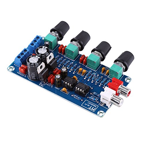 ElectronicComponentAmplifier Niedrige Rauschen Breit Funktionierende Spannung Four Potentiometer Vorverstärker -Steuerplatine Modul Bessere Leistung für Schallqualität Vollbrücke Gleichrichter mit von YDuupxe