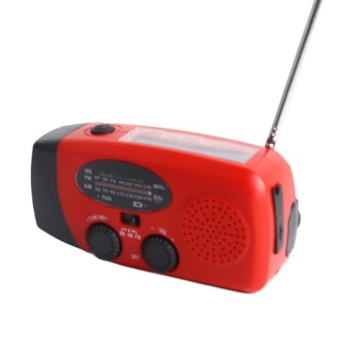 Solar -Laderadio -Handkurbel NOAA Wetterradio mit AM FM Tragbarer 3 LED Taschenlampe Telefon Ladegerät 1200 MAh Akku für Überlebenssturm und Strom Solar -Laderadio -Handkurbel NOAA Wetterradio mit AM FM Tragbarer 3 LED Taschenlampe Telefon Ladegerät 1200 MAh Akku für Überlebenssturm und Strom von YDuupxe