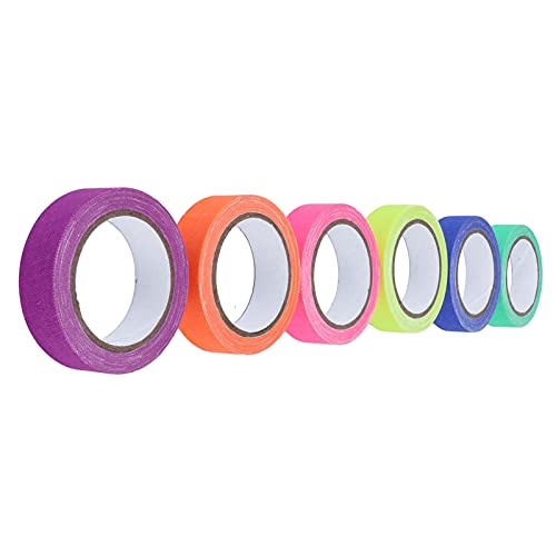 YDuupxe 6pcs Fluoreszierende -Baumwollkleiderband 6 Farbe Luminöses Warnband für die Bühnenshow YDuupxe 6pcs Fluoreszierende -Baumwollkleiderband 6 Farbe Luminöses Warnband für die Bühnenshow von YDuupxe