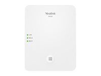 Yealink W80B - Basisstation für Telefon / Basisstation für VoIP-Telefon mit Opkalds-ID - IP-DECT\GAP - 3-vejs opkaldskapacitet - SIP, SIP v2 - 2 linier - perlehvid von YEALINK