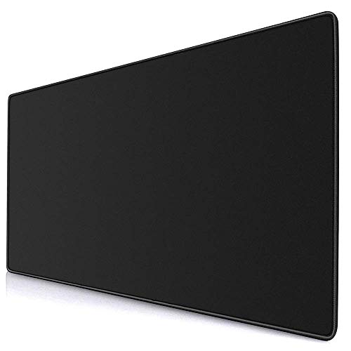 YEBMoo extra langes Gaming Mauspad, 800x400x3 mm, wasserabweisend, mit rutschfestem Boden, für PC, Laptop(80x40 Black) von YEBMoo
