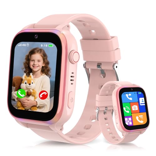 YEDASAH 4G Smartwatch Kinder, Kinder Smartwatch mit GPS und Telefon, Videoanrufe, SOS, Voice Chat, Schulmodus, IP68 Wasserdicht, Wecker, Geschenke für Mädchen und Jungen YEDASAH 4G Smartwatch Kinder, Kinder Smartwatch mit GPS und Telefon, Videoanrufe, SOS, Voice Chat, Schulmodus, IP68 Wasserdicht, Wecker, Geschenke für Mädchen und Jungen von YEDASAH
