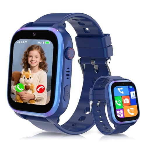 YEDASAH 4G Smartwatch Kinder, Kinder Smartwatch mit GPS und Telefon, Videoanrufe, SOS, Voice Chat, Schulmodus, IP68 Wasserdicht, Wecker, Geschenke für Mädchen und Jungen YEDASAH 4G Smartwatch Kinder, Kinder Smartwatch mit GPS und Telefon, Videoanrufe, SOS, Voice Chat, Schulmodus, IP68 Wasserdicht, Wecker, Geschenke für Mädchen und Jungen von YEDASAH