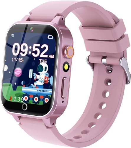 YEDASAH Smartwatch Kinder mit 26 Spiel Schrittzähler Musik Wecker Wecker Geschenke für Jungen und Mädchen von 3 bis 12 Jahren von YEDASAH