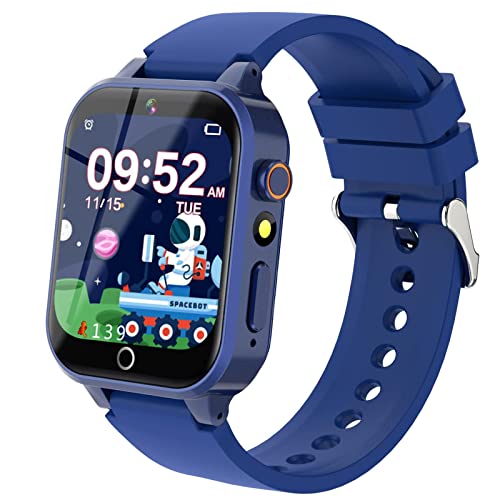 YEDASAH Smartwatch Kinder mit 26 Spiel Schrittzähler Musik Wecker Wecker Geschenke für Jungen und Mädchen von 3 bis 12 Jahren von YEDASAH