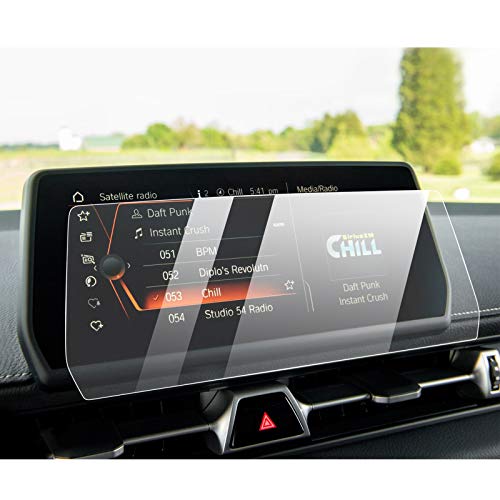 YEE PIN Navigation Schutzfolie Kompatibel mit Toyota Supra A90 2020-2023 Kratzfest Displayschutzfolie Transparent - Gehärtetes Glas Schutz 8.8 Zoll von YEE PIN