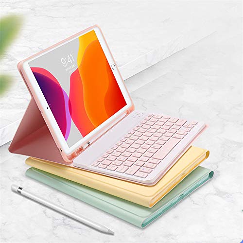 Schutzhülle für iPad Mini 2021, 6. Generation, 21,1 cm (8,3 Zoll) Tastatur, abnehmbare Bluetooth-Tastaturabdeckung mit Stifthalter, für iPad Mini 6 (mini6, dunkelgrün) von YEEHi