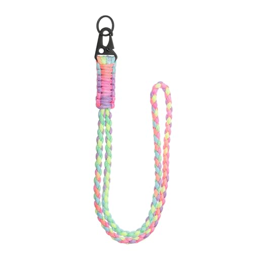 YELARXI Paracord-Schlüsselband, 550 Schlüsselanhänger, strapazierfähig, geflochtene Handgelenkschlaufe für Männer und Frauen, Outdoor-Aktivitäten, Überlebensschlüssel, Pfeife, Seil, Ausweis-Abzeichen YELARXI Paracord-Schlüsselband, 550 Schlüsselanhänger, strapazierfähig, geflochtene Handgelenkschlaufe für Männer und Frauen, Outdoor-Aktivitäten, Überlebensschlüssel, Pfeife, Seil, Ausweis-Abzeichen von YELARXI