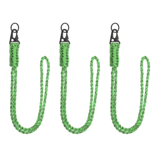 YELARXI Paracord-Schlüsselband, 550 Schlüsselanhänger, strapazierfähig, geflochtene Handgelenkschlaufe für Männer und Frauen, Outdoor-Aktivitäten, Überlebensschlüssel, Pfeife, Seil, Ausweis-Abzeichen YELARXI Paracord-Schlüsselband, 550 Schlüsselanhänger, strapazierfähig, geflochtene Handgelenkschlaufe für Männer und Frauen, Outdoor-Aktivitäten, Überlebensschlüssel, Pfeife, Seil, Ausweis-Abzeichen von YELARXI