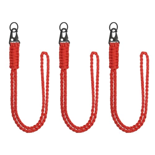 YELARXI Paracord-Schlüsselband, 550 Schlüsselanhänger, strapazierfähig, geflochtene Handgelenkschlaufe für Männer und Frauen, Outdoor-Aktivitäten, Überlebensschlüssel, Pfeifenschnur, Ausweis-Abzeichen YELARXI Paracord-Schlüsselband, 550 Schlüsselanhänger, strapazierfähig, geflochtene Handgelenkschlaufe für Männer und Frauen, Outdoor-Aktivitäten, Überlebensschlüssel, Pfeifenschnur, Ausweis-Abzeichen von YELARXI
