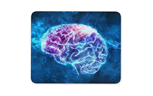 Coole elektrische Gehirn-Mausunterlage Mousepad Mausunterlage - Wissenschafts-Biologie-Lehrer-Computer-Geschenk-Mausunterlage von YENDOSTEEN