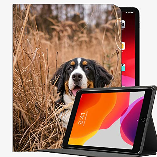 Fall für iPad 9.7 2018/2017, Berner Berghund Hundetasche Slim Shell Cover für iPad 9,7 Zoll von YENDOSTEEN