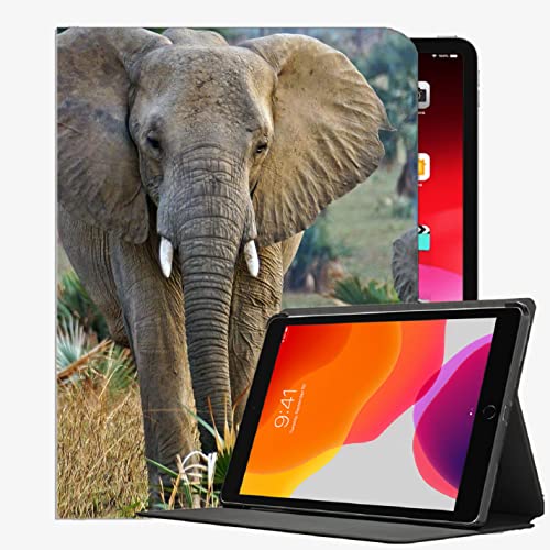 Fall für iPad 9.7 2018/2017, Tiere Elefant Vier Hufwindstil10 Fall Slim Shell Cover für iPad 9,7 Zoll von YENDOSTEEN