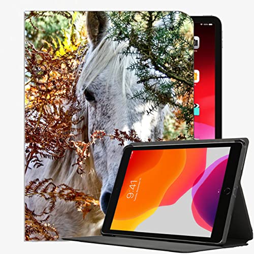 Für iPad Air2 9,7-Zoll-Fall-Abdeckung, Pferde Bäume Look Out Case Slim Shell-Abdeckung für ipad Air2 9,7 Zoll von YENDOSTEEN