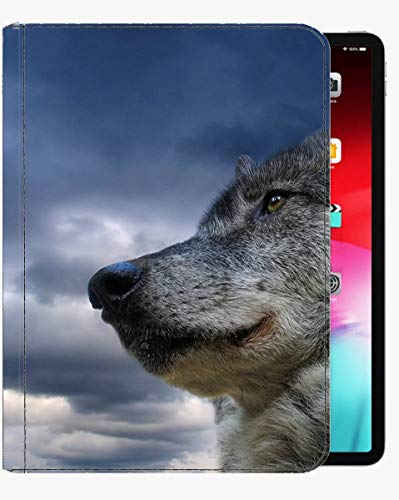 Für iPad Pro 10,5-Zoll-Gehäuseabdeckung, Grauer Wolf-Tier-Wolf-Tasche Slim Shell Cover für iPad iPad Pro von YENDOSTEEN