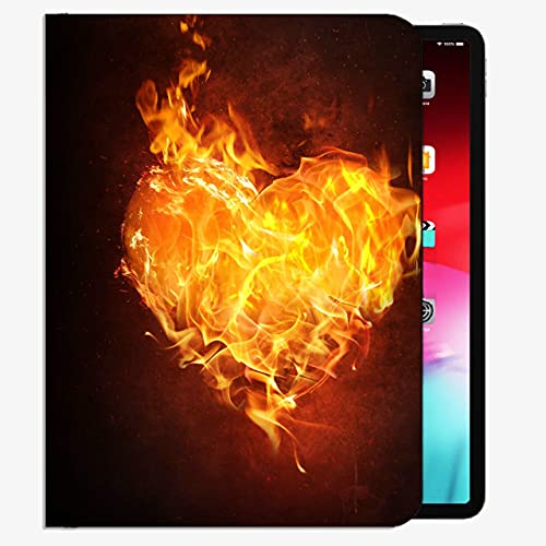 Für iPad Pro 9.7 Fallabdeckung, Herzfeuerflamme 282 Fall Slim Shell Cover für iPad Pro 9.7 von YENDOSTEEN