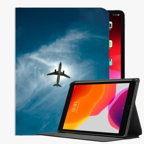 Hülle für neues iPad 10.2 2020/2019 - iPad 8./7. Generation Fallabdeckung, Flugzeug aus der Unteransicht Fall Slim Shell Cover für iPad 10,2 Zoll von YENDOSTEEN