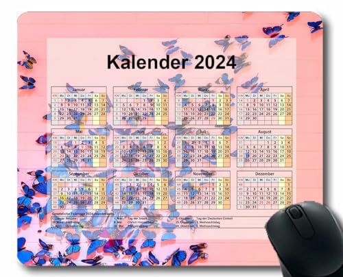 YENDOSTEEN 2024 Kalender Mauspad,Dreieck,hell,dunkel,Form 2024 Kalender Horizontale Version Natur Gaming Mauspad Kalender 847 von YENDOSTEEN