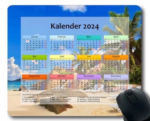 YENDOSTEEN 2024 Kalender-Mauspad,Heller Cluster,dunkler Rauch Büro Desktop Quadratisch Anti-Rutsch Mauspad von YENDOSTEEN