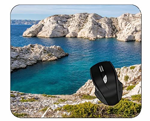 YENDOSTEEN Gaming-Mauspad Custom, Frankreich Marseille Coast Blue Sea Gaming Mousepad 260 * 210 * 3 mm von YENDOSTEEN