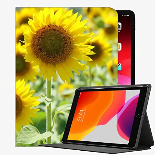 YENDOSTEEN Tablet Hülle kompatibel mit iPad Pro 9,7 Zoll (2016) mit Standfunktion,Gelbe Sonnenblumen Sonnenlicht Automatischem Schlaf/Aufwach von YENDOSTEEN