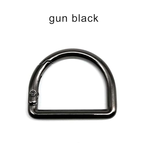 D-förmiger Federring for Öffnen von Ledertaschen, Handtaschengurten, Schnalle for Verbinden von Schlüsselanhängern, Anhängern, Hundeketten, Schnappverschluss, Karabiner(Gun black,Inner wide 25mm) D-förmiger Federring for Öffnen von Ledertaschen, Handtaschengurten, Schnalle for Verbinden von Schlüsselanhängern, Anhängern, Hundeketten, Schnappverschluss, Karabiner(Gun black,Inner wide 25mm) von YEPENG
