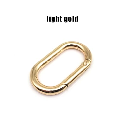 Ovaler Feder-O-Ring, zu öffnen, Ledertasche, Handtaschengurt, Schnalle, Schlüsselanhänger, Anhänger, Schlüsselanhänger, Hundekette, Schnappverschluss, Clip, Karabiner(Light gold,Inner wide 23mm) Ovaler Feder-O-Ring, zu öffnen, Ledertasche, Handtaschengurt, Schnalle, Schlüsselanhänger, Anhänger, Schlüsselanhänger, Hundekette, Schnappverschluss, Clip, Karabiner(Light gold,Inner wide 23mm) von YEPENG