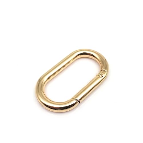 Ovaler Feder-O-Ring, zu öffnen, Ledertasche, Handtaschengurt, Schnalle, Schlüsselanhänger, Anhänger, Schlüsselanhänger, Hundekette, Schnappverschluss, Clip, Karabiner(Light gold,Inner wide 40mm) Ovaler Feder-O-Ring, zu öffnen, Ledertasche, Handtaschengurt, Schnalle, Schlüsselanhänger, Anhänger, Schlüsselanhänger, Hundekette, Schnappverschluss, Clip, Karabiner(Light gold,Inner wide 40mm) von YEPENG