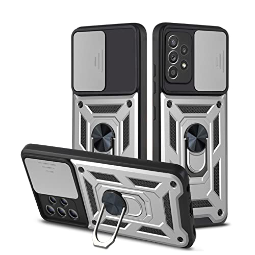 Objektivschutz Stoßfeste Handyhülle für Samsung Galaxy S21 5G Grau Slide Kamera Magnetischer Fingerring Halter Abdeckung für S22 Plus Note 20 Ultra S21 FE Hülle Objektivschutz Stoßfeste Handyhülle für Samsung Galaxy S21 5G Grau Slide Kamera Magnetischer Fingerring Halter Abdeckung für S22 Plus Note 20 Ultra S21 FE Hülle von YEQIU