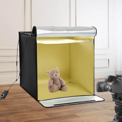 Foto Licht Box Professionelle Tragbare Fotostudio Fotografie Schießen Faltbare Studiobox 5500K Einstellbare leichte Lampe Zelt Set Hintergrund Foto Licht Box Professionelle Tragbare Fotostudio Fotografie Schießen Faltbare Studiobox 5500K Einstellbare leichte Lampe Zelt Set Hintergrund von YESTAIM