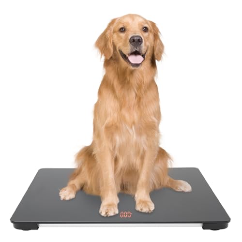 Große Hundewaage XL Digitale Tierwaage Bis 100 kg Extra leicht Und Flach Pfotenfreundliche Oberfläche Auch 3 Wiegemodi Für Katzen Und Kleintiere 65 * 45CM Messgenauigkeit 10g Schwarz Große Hundewaage XL Digitale Tierwaage Bis 100 kg Extra leicht Und Flach Pfotenfreundliche Oberfläche Auch 3 Wiegemodi Für Katzen Und Kleintiere 65 * 45CM Messgenauigkeit 10g Schwarz von YESTAIM