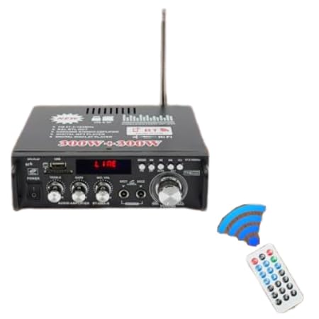 Verstärker Stereo Empfänger Bluetooth Mini Leistungsverstärker 2 Kanal Integrierter Heim o Außen Hifi Verstärker Bluetooth o Verstärker Amplifier Bluetooth Receiver von YESTAIM