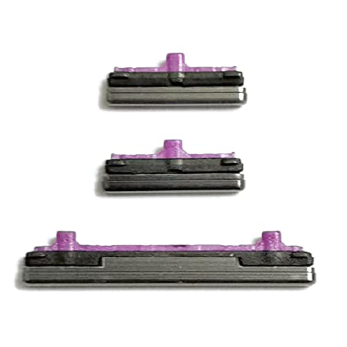 YESUN Power Volume On Off Side Button Key Ersatzteil für Samsung Galaxy S10 G973 / S10 Plus G975 (schwarz) von YESUN