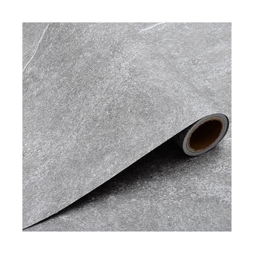 Linoleum Boden,Vinylboden Selbstklebend 40CM Verdicken Holzmaserung Boden Aufkleber Industrie Zement PVC Vinyl Boden Aufkleber Selbst-adhesive Wasserdichte Fliesen Aufkleber Wohnkultur(40cm C) von YETGFBH