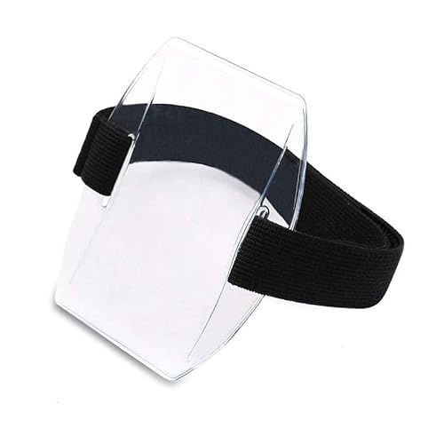 Transparentes elastisches Armband, Ausweishalter, Foto-Armband, Kreditkartentasche, für Damen und Herren (Stil 2-C) von YETONADO