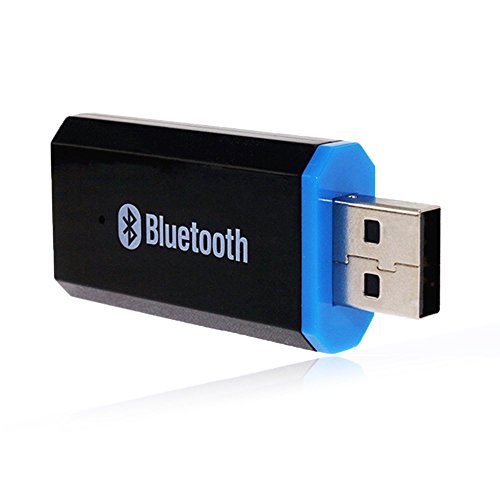 Bluetooth Empfänger für Auto, Home Stereo Wireless Music Adapter für tragbare speskers, (AUX IN) mit 3,5 mm Kabel (H) LY-New … von YETOR