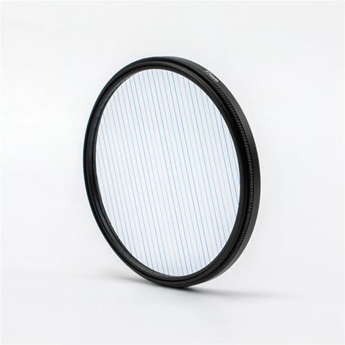 Kamerafilter für Fotos, 77 mm oder 82 mm, Regenbogenblau, gebürstet, Breitbild-Filme, Spezialeffekte, Fotografie-Zubehör (Blau, 82 mm) von YEUBXDJ