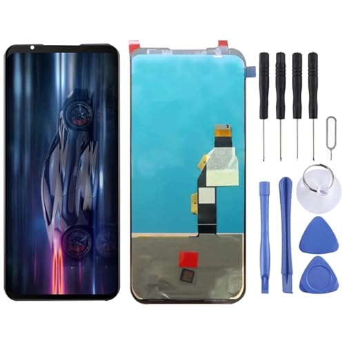 AMOLED LCD -Bildschirm für ZTE Nubia Red Magic 5G NX659J 2020 mit Digitalisierer Vollbaugruppe (schwarz) von YEYOUCAI