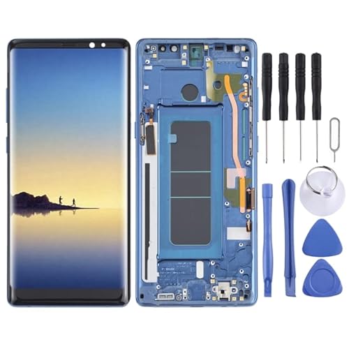 Handy Reparaturteile OLED-LCD-Bildschirm für Samsung Galaxy Note 8 SM-N950 Digitizer Vollbaugruppe mit Rahmen von YEYOUCAI