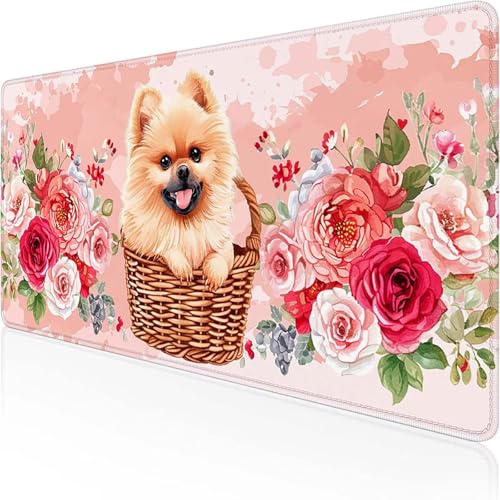 Mauspad EichhöRnchen Schreibtischunterlage 700 x 300 x 3 mm Rosa Gaming Mauspad mit Vernähte Kanten Wasserdicht Anti Rutsch Gumm iboden für BüroLaptop Verbessert Präzision, Geschenke für Männer Y-O Mauspad EichhöRnchen Schreibtischunterlage 700 x 300 x 3 mm Rosa Gaming Mauspad mit Vernähte Kanten Wasserdicht Anti Rutsch Gumm iboden für BüroLaptop Verbessert Präzision, Geschenke für Männer Y-O von YEYUMEOZ