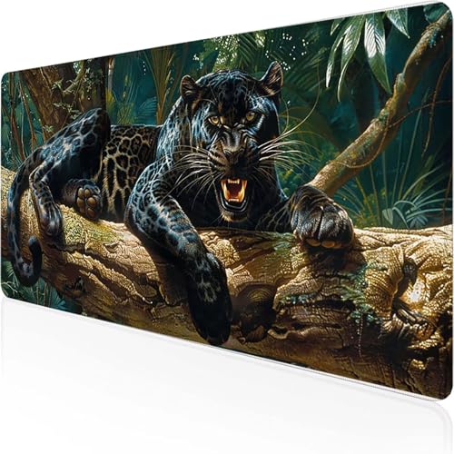 Tier Mauspad 800 x 300 x 3 mm, Gaming Mauspad Schwarz Desk Mat with Stitched Edges Wassxerdicht Non-Slip Rubber Base Desk Mat für Büro Gaming Verbessert Präzision und Geschwindigkeit, Geschenke H-Q Tier Mauspad 800 x 300 x 3 mm, Gaming Mauspad Schwarz Desk Mat with Stitched Edges Wassxerdicht Non-Slip Rubber Base Desk Mat für Büro Gaming Verbessert Präzision und Geschwindigkeit, Geschenke H-Q von YEYUMEOZ